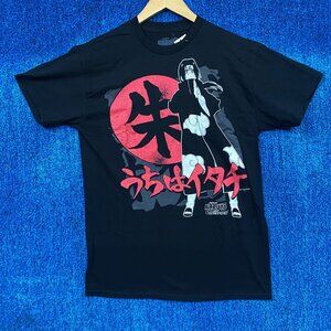 Naruto Shippuden “Itachi Uchiha” Graphic Anime T-Shirt Size Medium